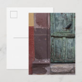 Houten Deur Abstract Briefkaart (Voorkant / Achterkant)