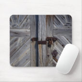 Houten deur muismat (Met muis)