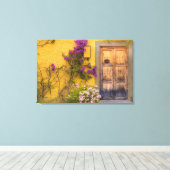 Houten deuropening canvas afdruk (Insitu (Houten vloer))