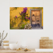 Houten deuropening poster (Keuken)