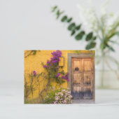 Houten deurpost briefkaart (Staand voorkant)