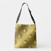 Houten Draak Crossbody Tas (Achterkant)