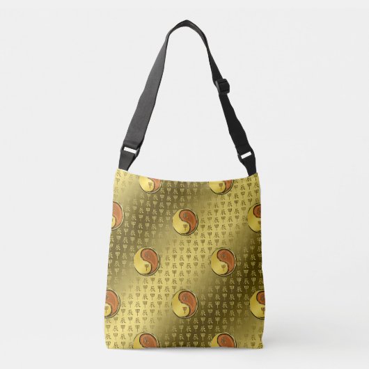 Houten Draak Crossbody Tas (Voorkant)