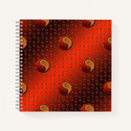 Houten Draak Notitieboek (Voorkant)