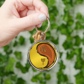 Houten Draak Sleutelhanger (Hand)