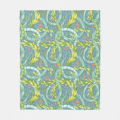 Houten draken fleece deken (Voorkant)