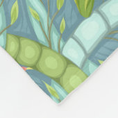 Houten draken fleece deken (Hoek)