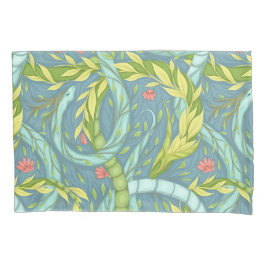 Houten draken kussensloop