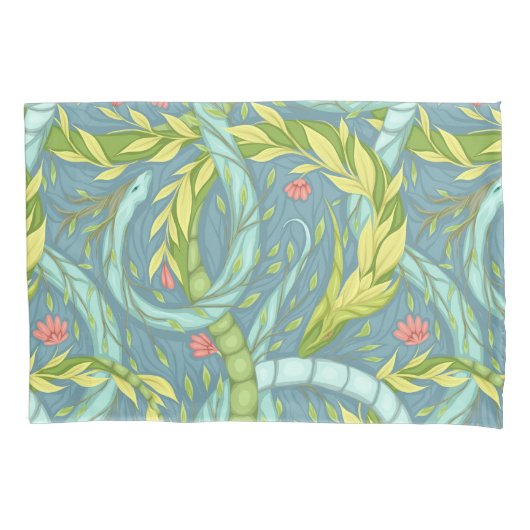 Houten draken kussensloop (Voorkant)