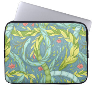 Houten draken laptop sleeve