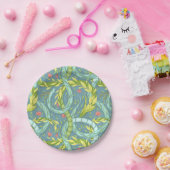 Houten draken papieren bordje (Feest)