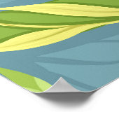 Houten draken poster (Hoek)