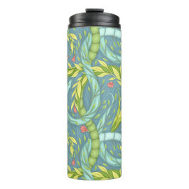 Houten draken thermosbeker