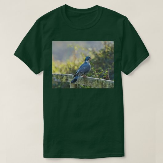Houten duif bij Seaton Wetlands 1 T-shirt (Design voorkant)