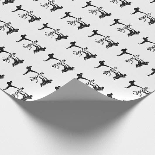 Houten dummy vleugel chun cadeaupapier (Hoek)