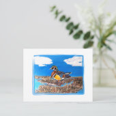 HOUTEN EEND BRIEFKAART (Staand voorkant)