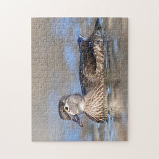 Houten eend in de Hudson Valley Legpuzzel (Verticaal)