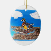 HOUTEN EEND KERAMISCH ORNAMENT (Rechts)