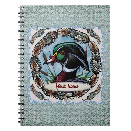 Houten Eend notitieboek (Voorkant)