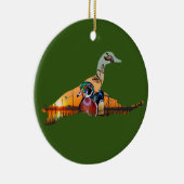 houten eend Ornament, vliegende Mallard Keramisch Ornament (Rechts)