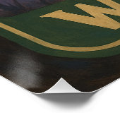 Houten Eend Poster (Hoek)