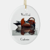 Houten Eend Thunder_Cove Keramisch Ornament (Rechts)