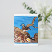 HOUTEN EENDEN BRIEFKAART (Staand voorkant)