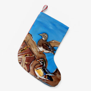 Houten Eenden Kleine Kerstsok