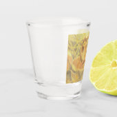 Houten Eenden op Water Shot Glas (Links)