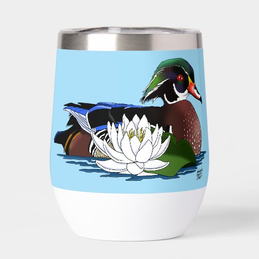 Houten eendenwaterlelie (Achterkant)