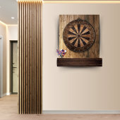 Houten Effect Dartboard Doordachte Keepsake Gift Dartbord