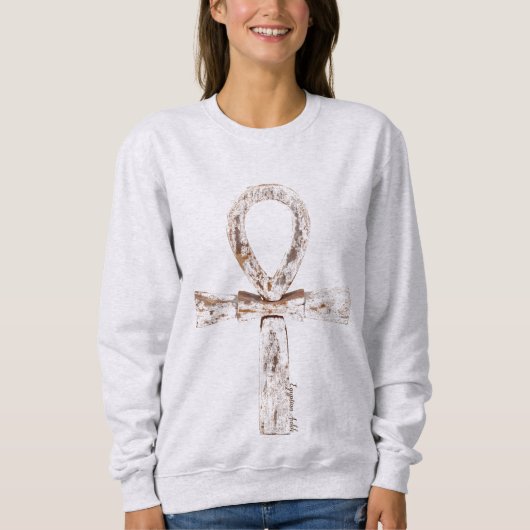 Houten Egyptisch Ank Sweatshirt (Voorkant)