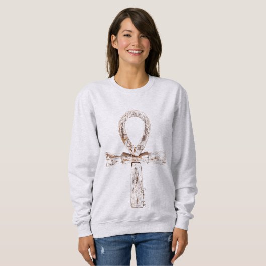 Houten Egyptisch Ank Sweatshirt (Voorkant volledig)