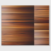 Houten eiken textuur lijnen Geometrisch patroon Cadeaupapier (Vlak)