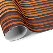 Houten eiken textuur lijnen Geometrisch patroon Cadeaupapier (Rol Hoek)