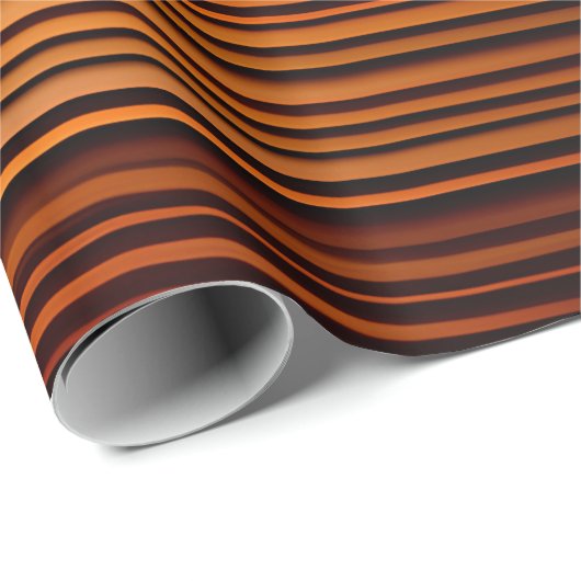 Houten eiken textuur lijnen Geometrisch patroon Cadeaupapier (Rol Hoek)