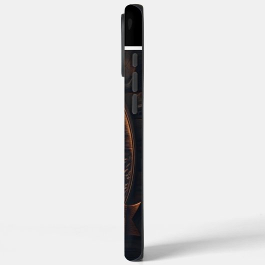 houten eland teken Case-Mate iPhone case (Achterkant / Links)