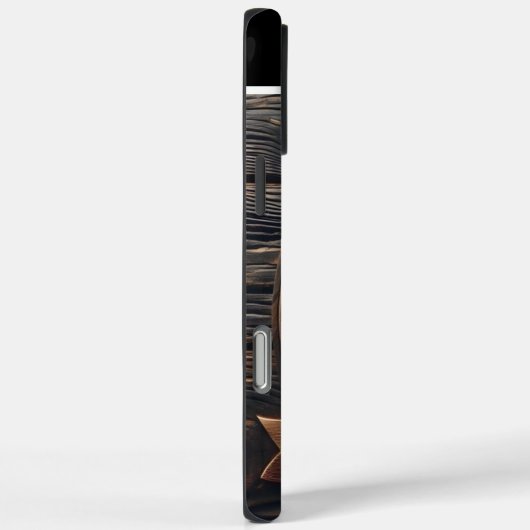 houten eland teken Case-Mate iPhone case (Achterkant / Rechts)