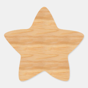 Houten Elegante Ontwerp Moderne Stijlvolle Sjabloo Ster Sticker