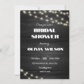 Houten Elegantie: Rustieke Bruiloft met Boomverlic Kaart (Voorkant)