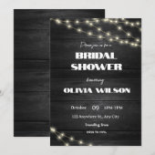 Houten Elegantie: Rustieke Bruiloft met Boomverlic Kaart (Voorkant / Achterkant)