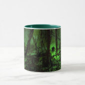 houten elfen-avatar keramische mok (Midden)