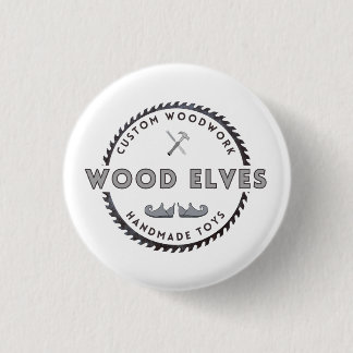 Houten Elfen Verzamelbare Pin Ronde Button 3,2 Cm