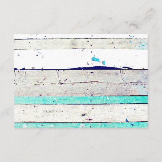 Houten en Kantelen Bruiloft Detailkaart Informatiekaartje (Achterkant)