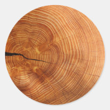 Houten envelop afdichting Stickers