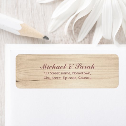 Houten Etiket (Insitu)