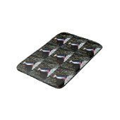 houten folk atlantische puffins badmat (Gekanteld)