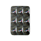 houten folk atlantische puffins badmat (Voorkant Verticaal)