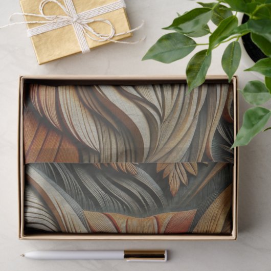 Houten Fox Decoupage Tissue Paper Tissuepapier (Geschenk)