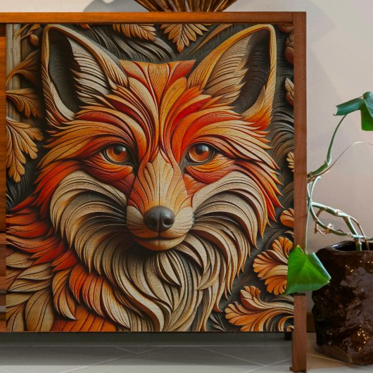 Houten Fox Decoupage Tissue Paper Tissuepapier
